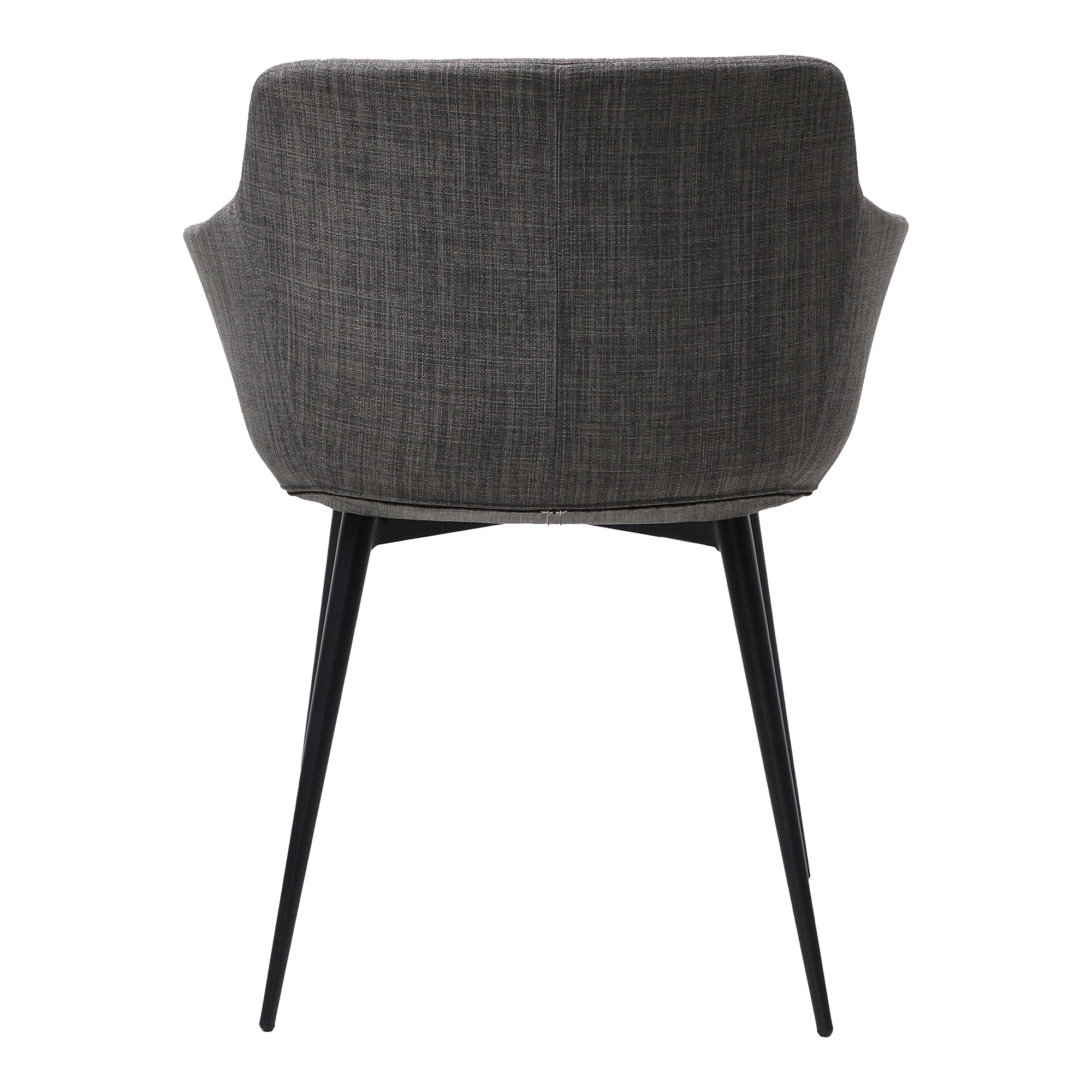 Ronda Arm Chair Dark Grey - Set Of Two