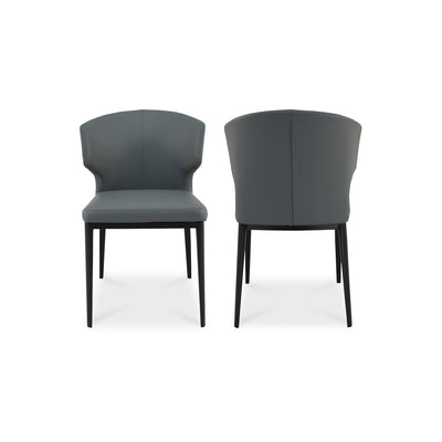 Delaney Dining Chair Grey - Set Of Two by Moe's Home