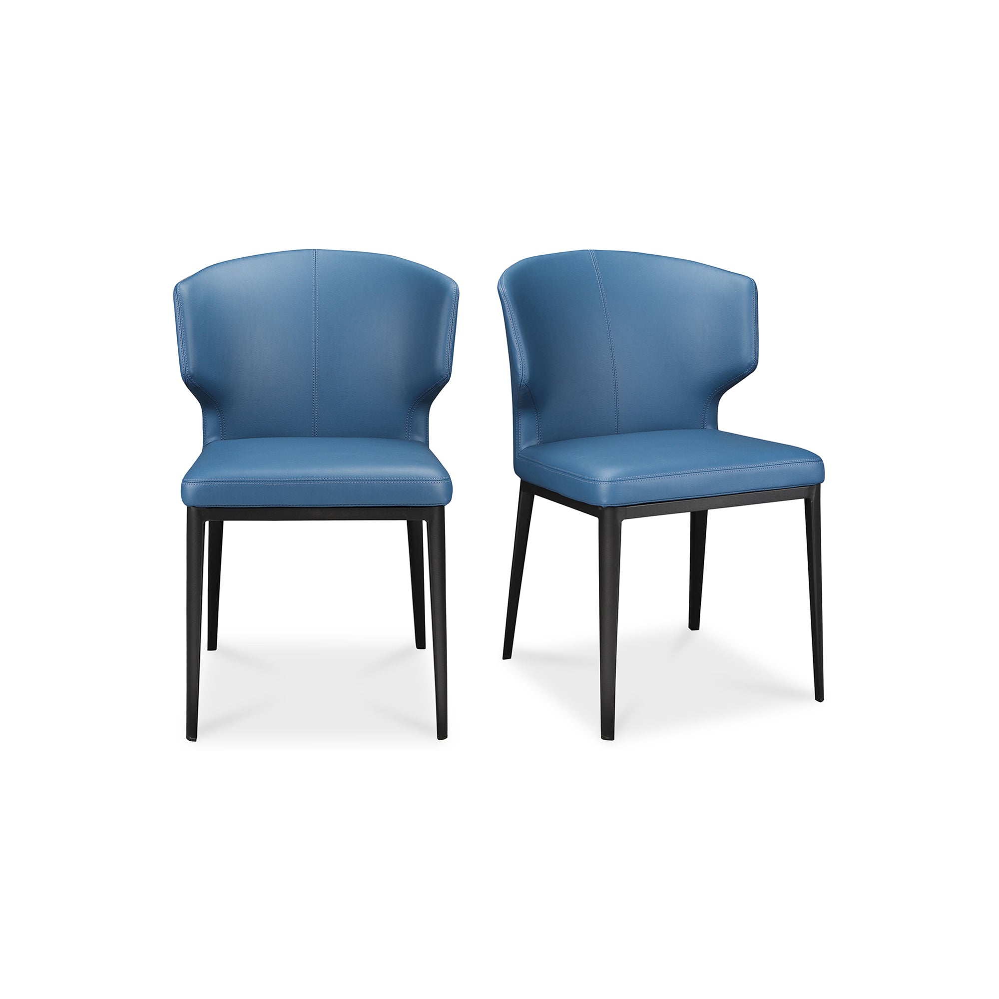Delaney Dining Chair Sky Blue - Set Of Two | Blue
