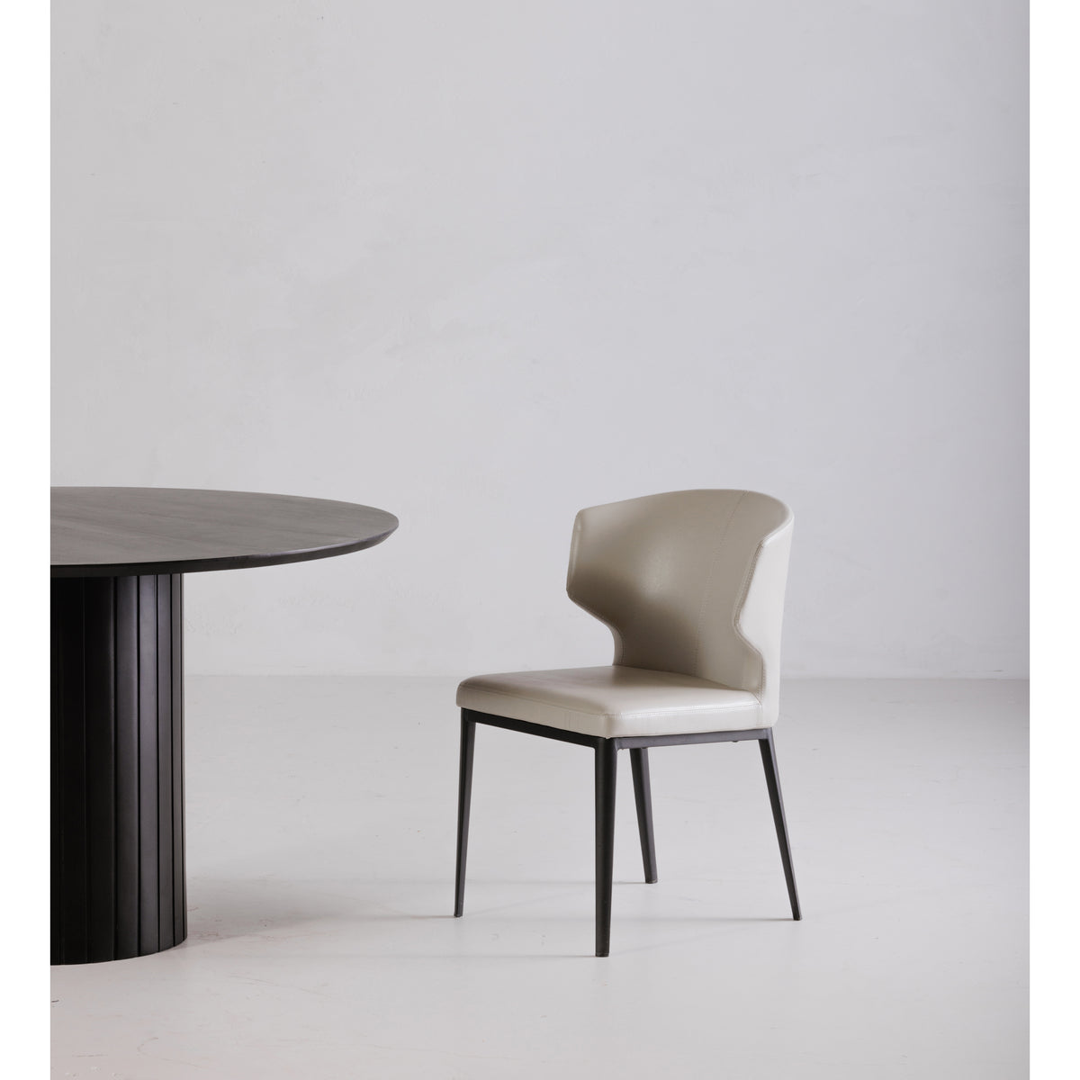 Delaney Dining Chair Beige - Set Of Two by Moe's Home