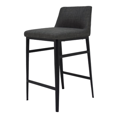 Baron Counter Stool Charcoal Grey by Moe's Home