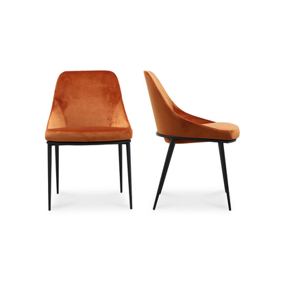 Sedona Dining Chair Amber   Set Of Two | Orange