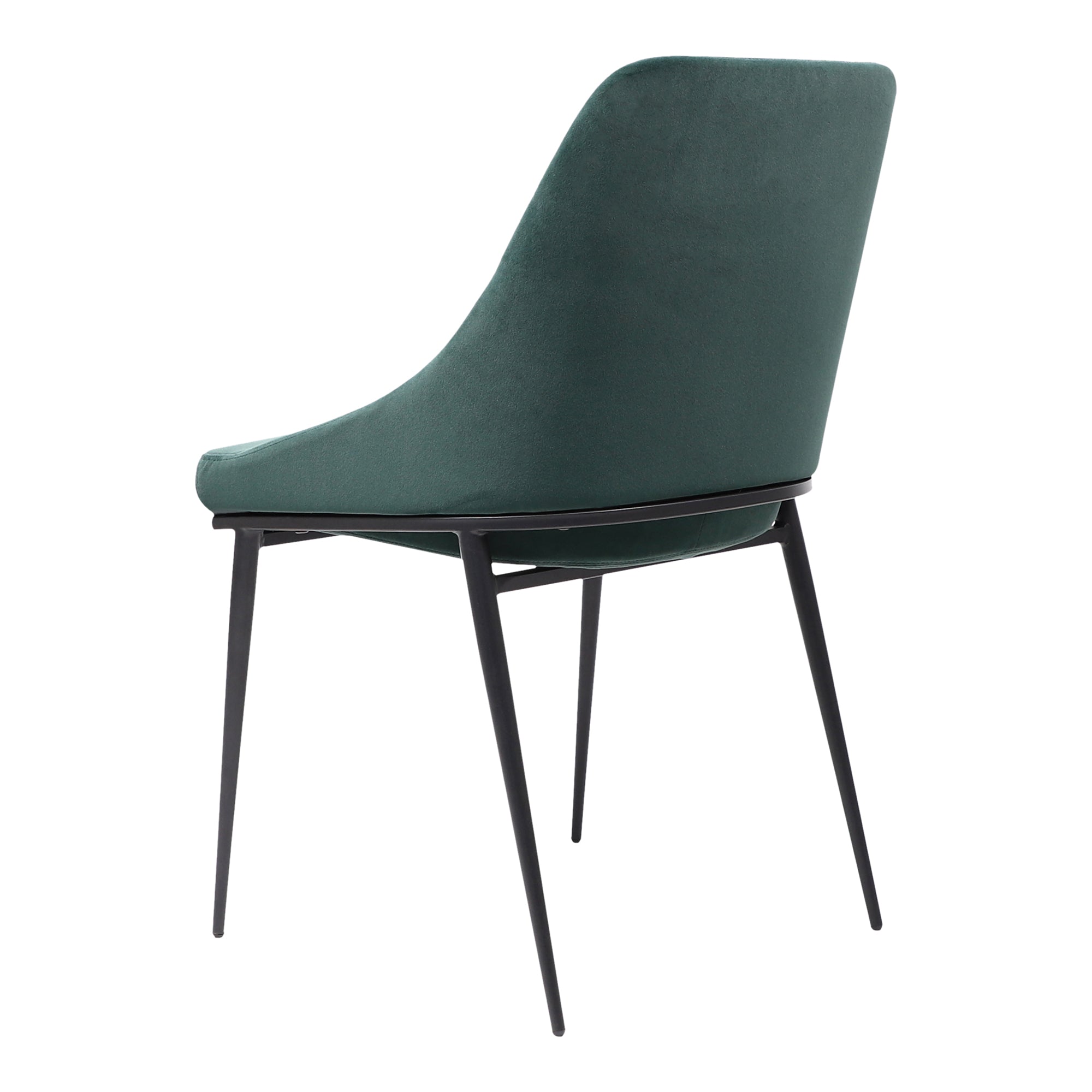 Sedona Dining Chair Green Velvet - Set Of Two