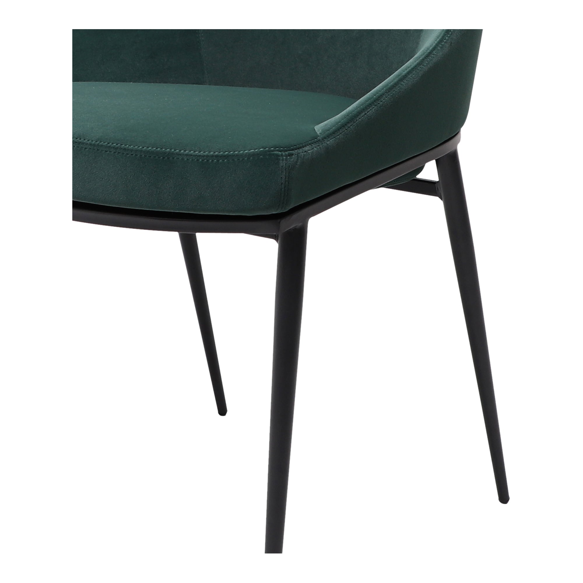 Sedona Dining Chair Green Velvet - Set Of Two