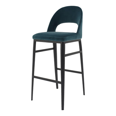 Roger Bar Stool Teal by Moe's Home