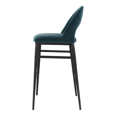 Roger Bar Stool Teal by Moe's Home