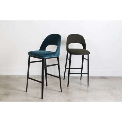 Roger Bar Stool Teal by Moe's Home