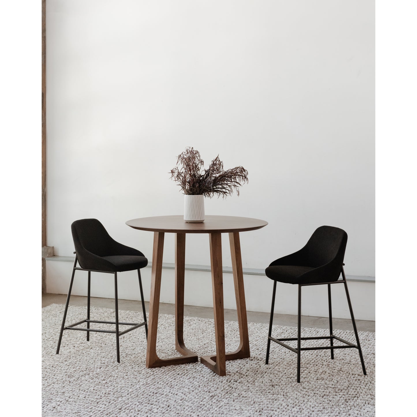 Shelby Counter Stool Black by Moe's Home