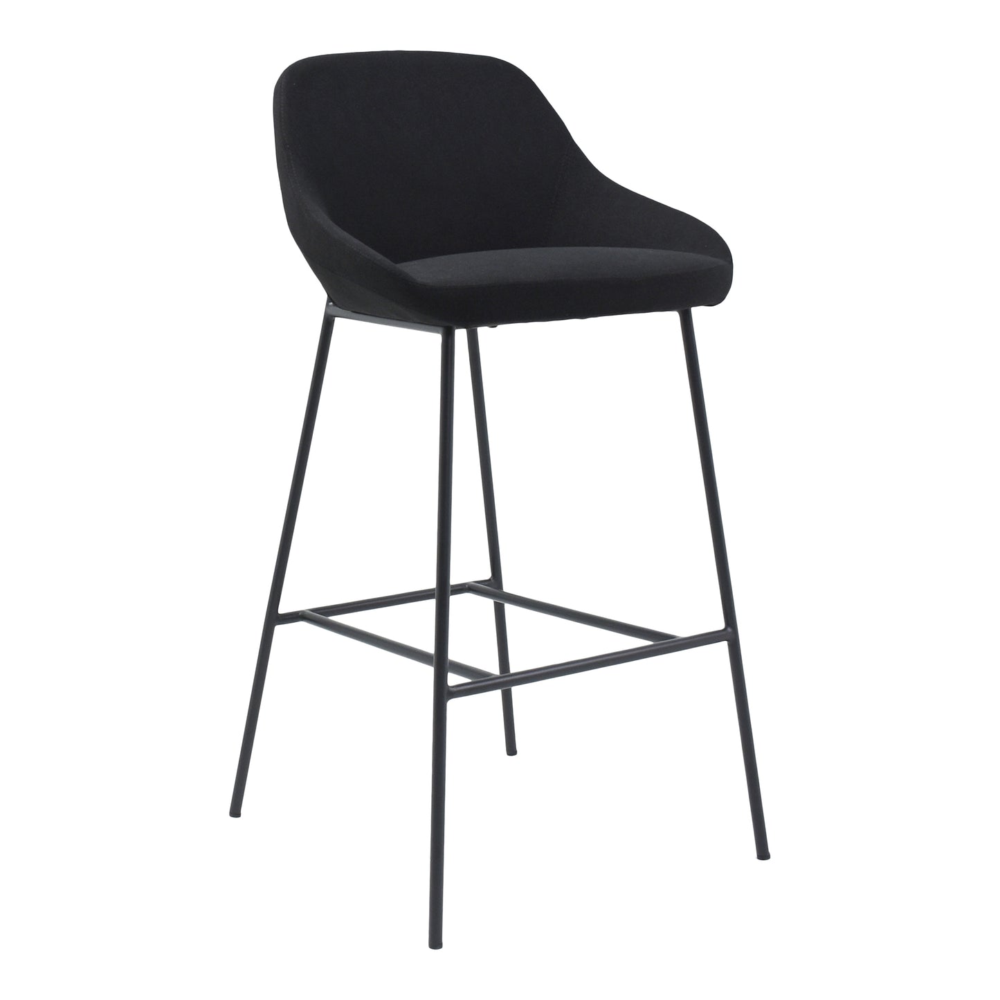 Shelby Bar Stool Black by Moe's Home