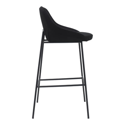 Shelby Bar Stool Black by Moe's Home