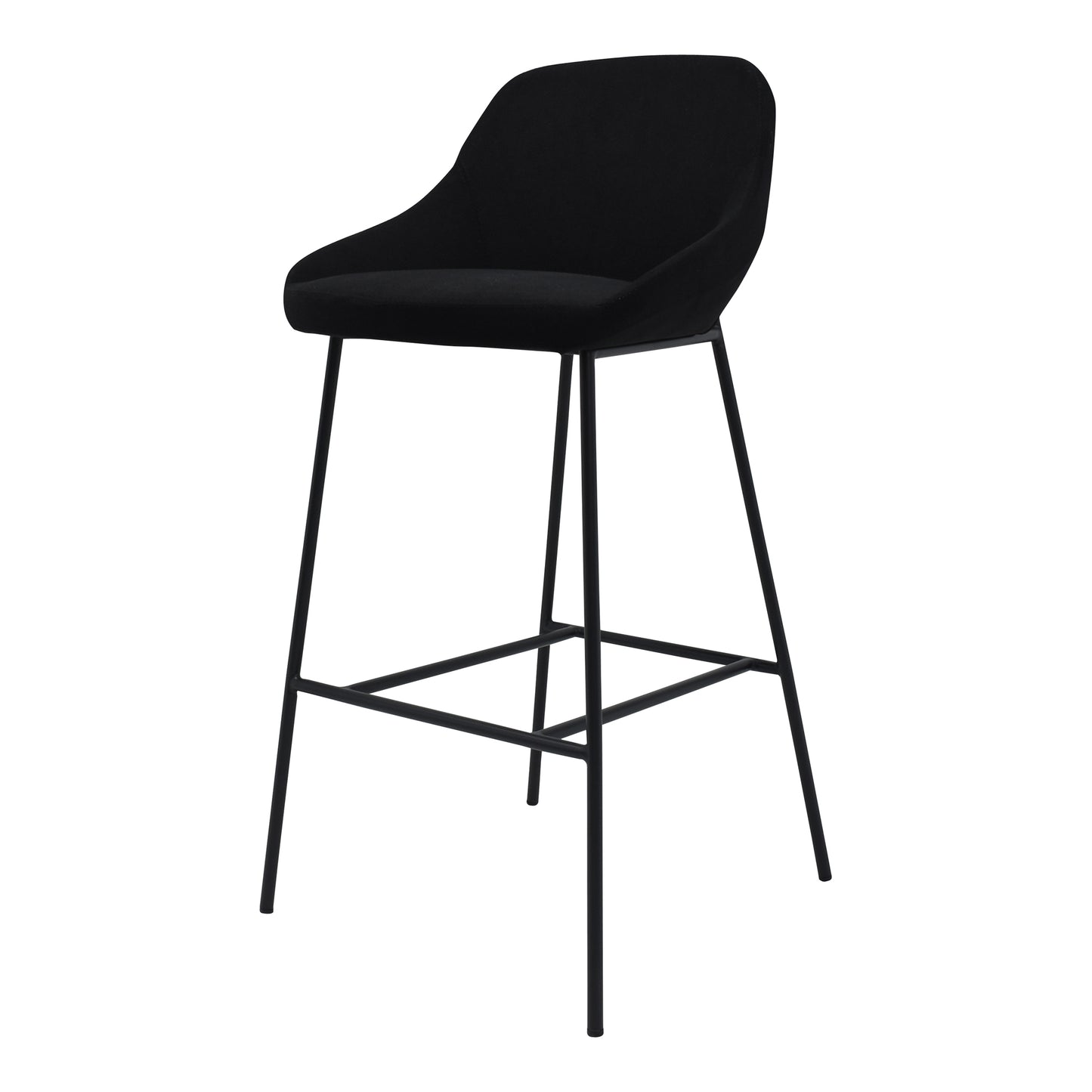 Shelby Bar Stool Black by Moe's Home