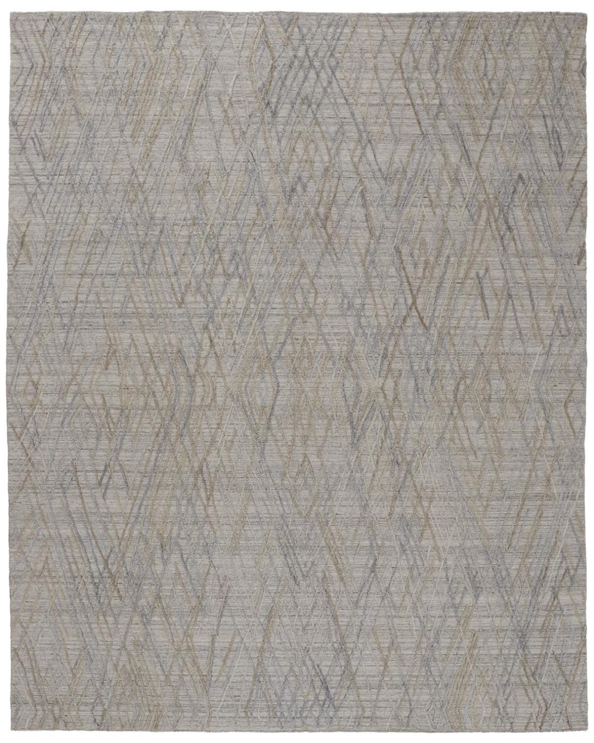 Elias 6589F Silver Rug by Feizy