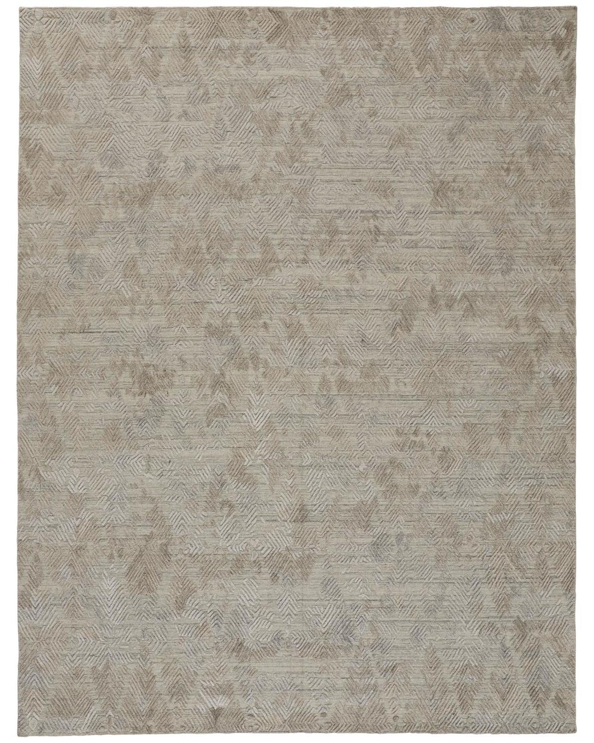 Elias 6718F Gray/Brown Rug by Feizy
