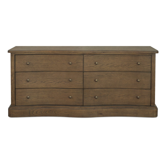 Clarence 6 Drawer Dresser Warm by Moe's Home