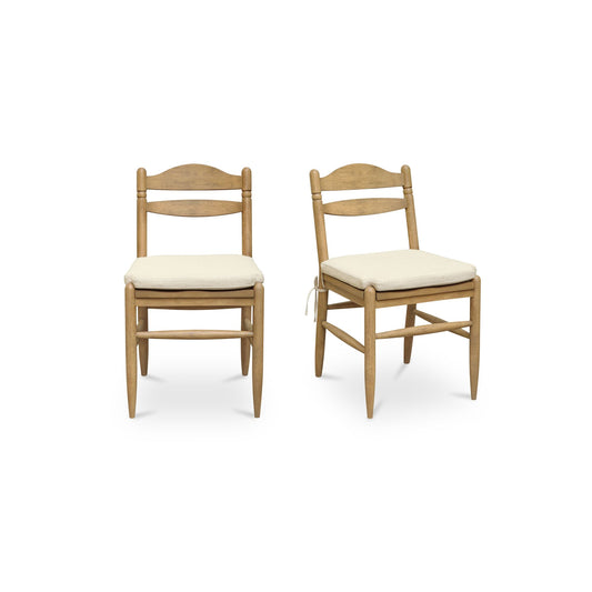 Tate Dining Chair Beige - Set Of Two by Moe's Home