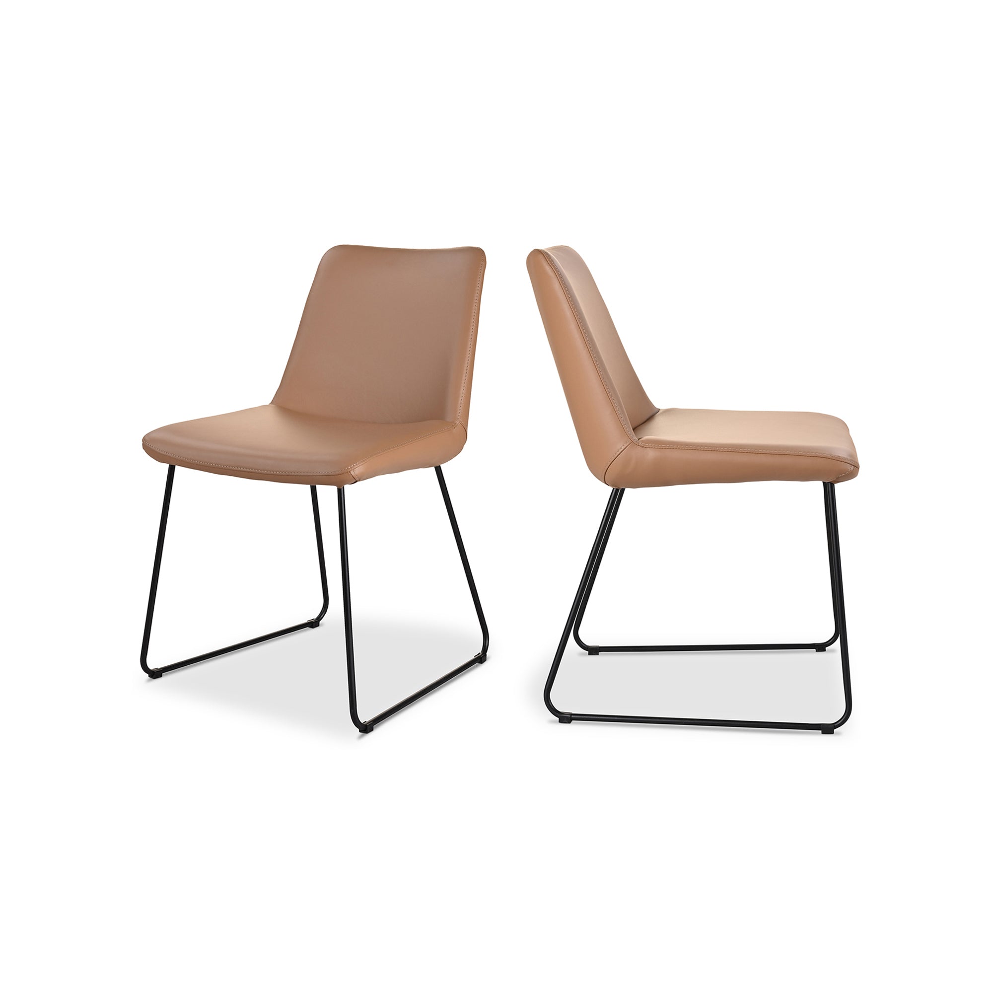 Villa Dining Chair Light Brown - Set Of Two | Brown