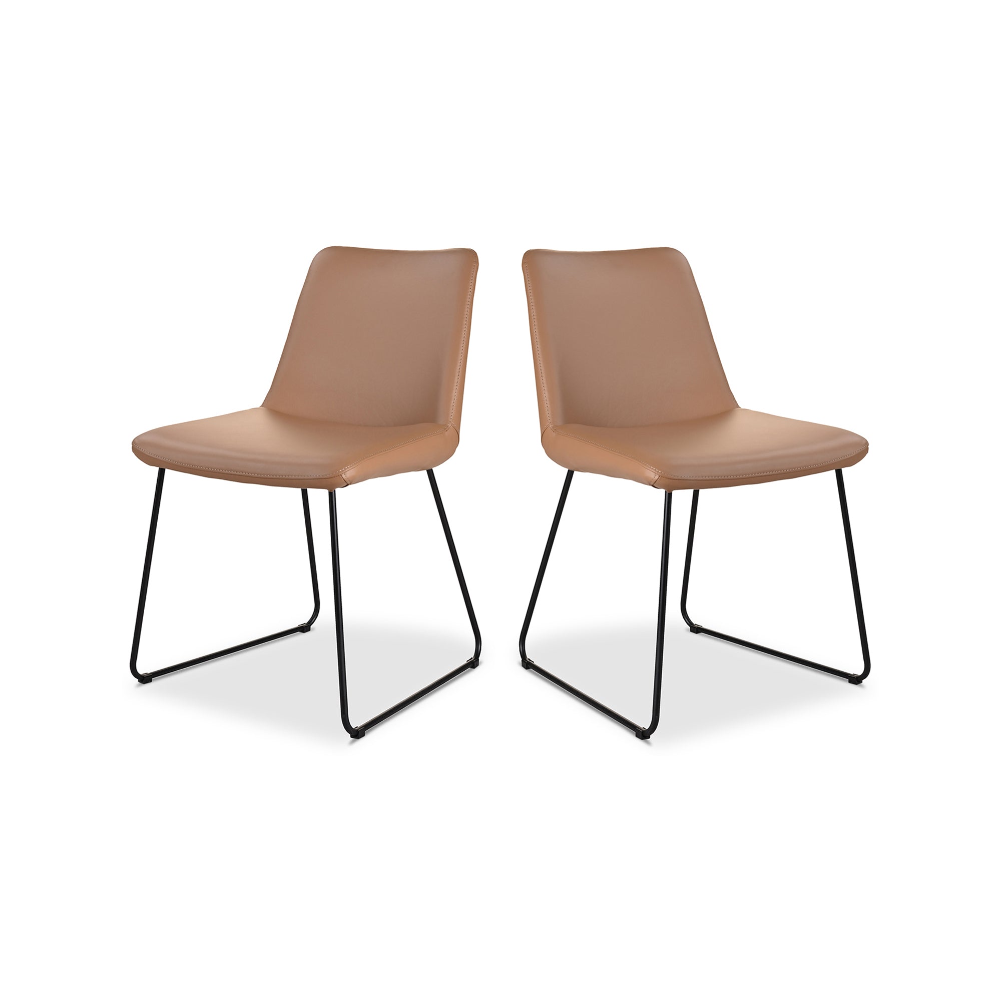 Villa Dining Chair Light Brown - Set Of Two