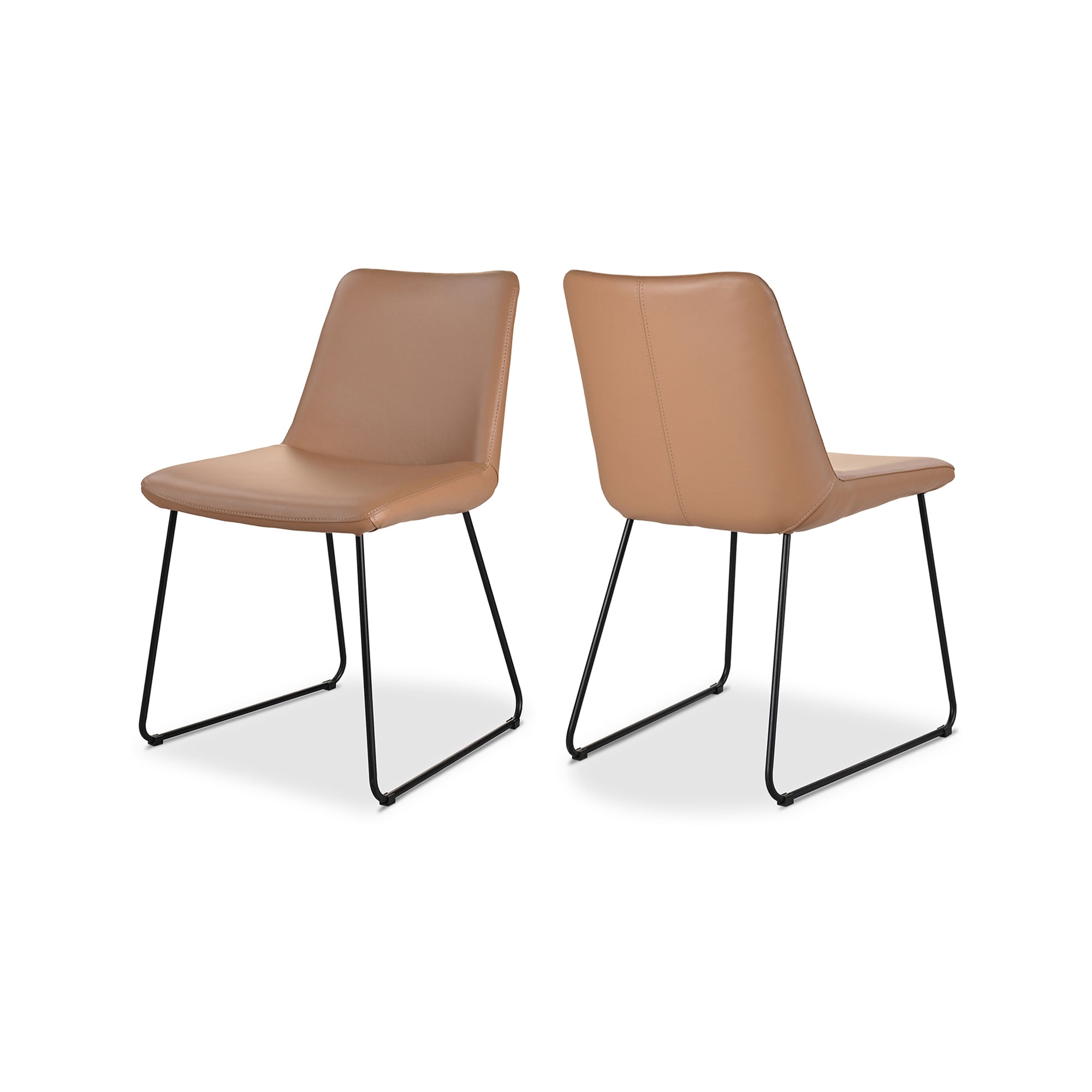 Villa Dining Chair Light Brown - Set Of Two