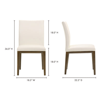 Frankie Dining Chair White - Set Of Two