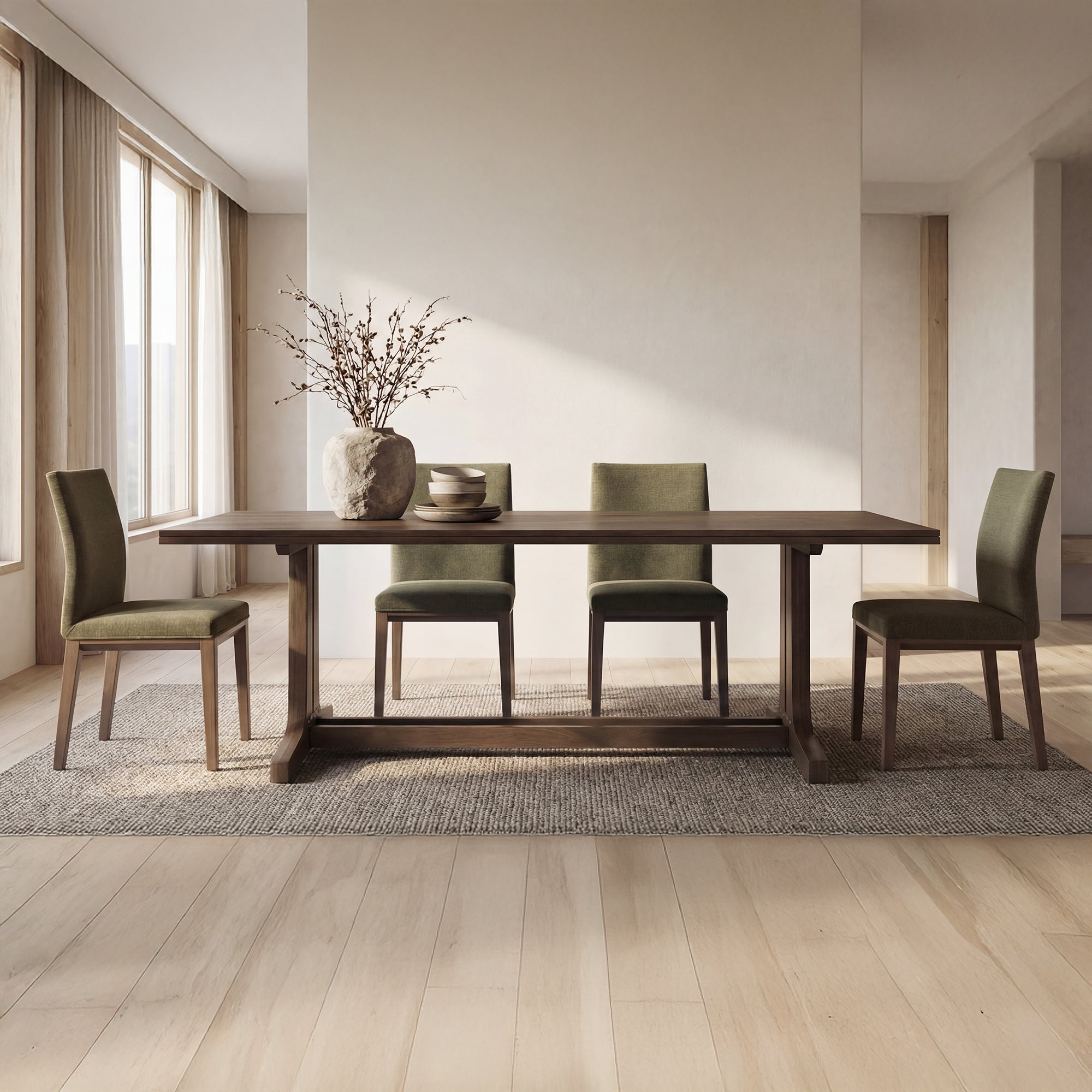 Frankie Dining Chair Olive-Set Of Two by Moe's Home
