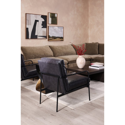 Verlaine Chair Raven Black by Moe's Home