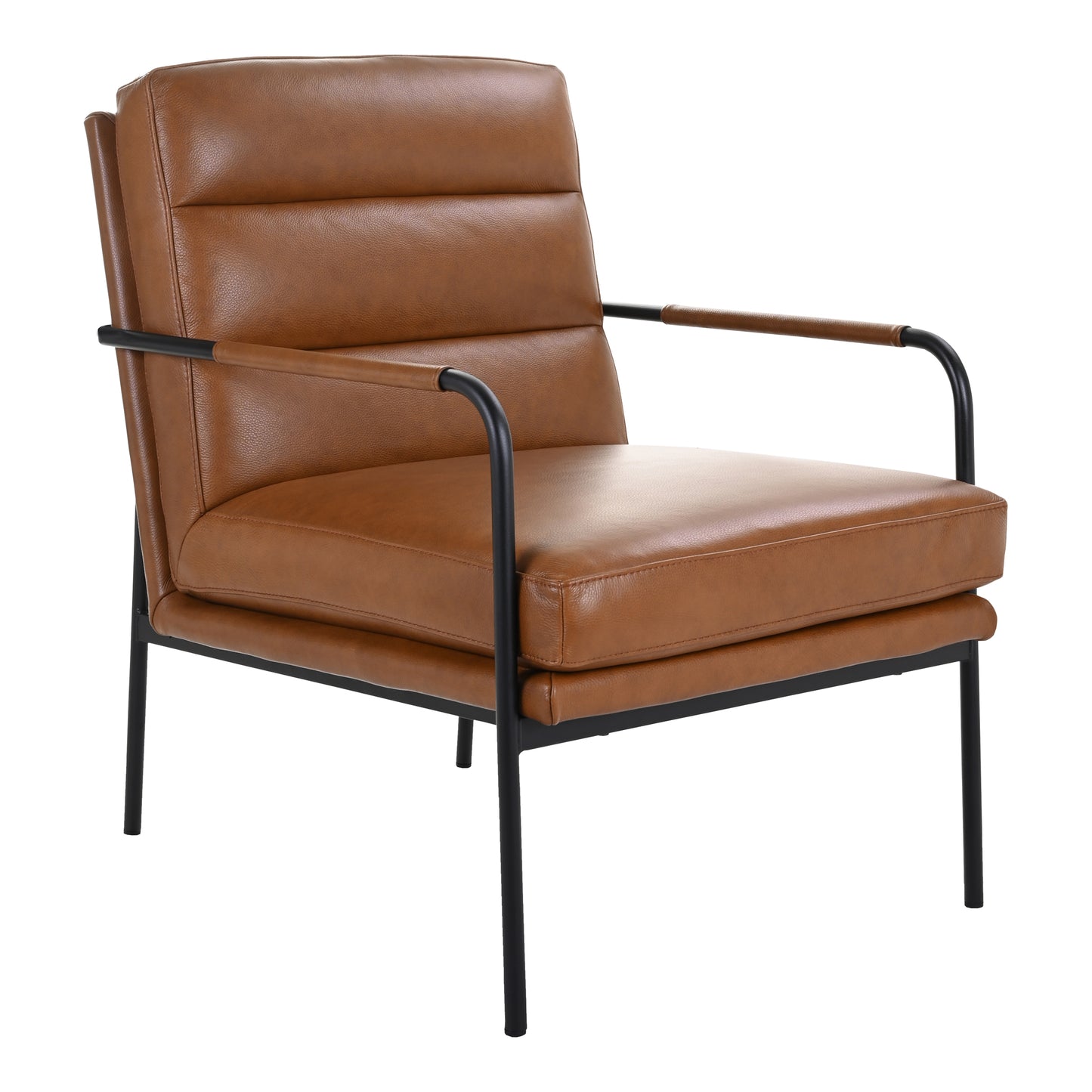 Verlaine Armchair Chestnut Brown by Moe's Home