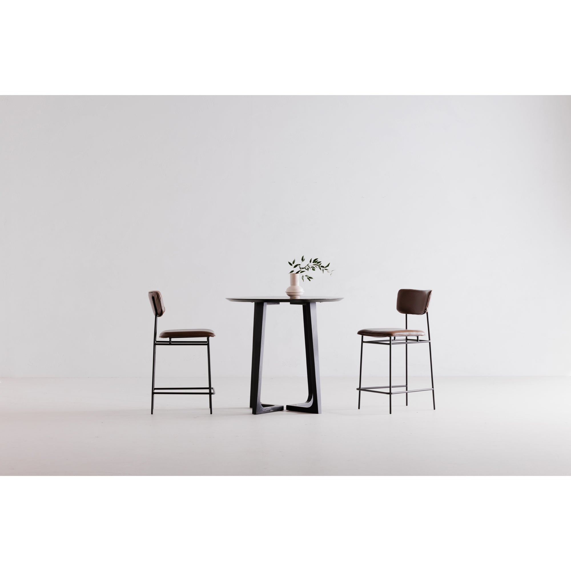 Sailor Bar Stool Dark Brown