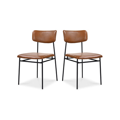 Sailor Dining Chair Brown - Set Of Two by Moe's Home