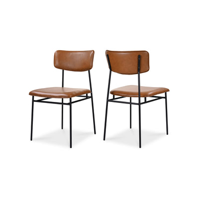 Sailor Dining Chair Brown - Set Of Two by Moe's Home