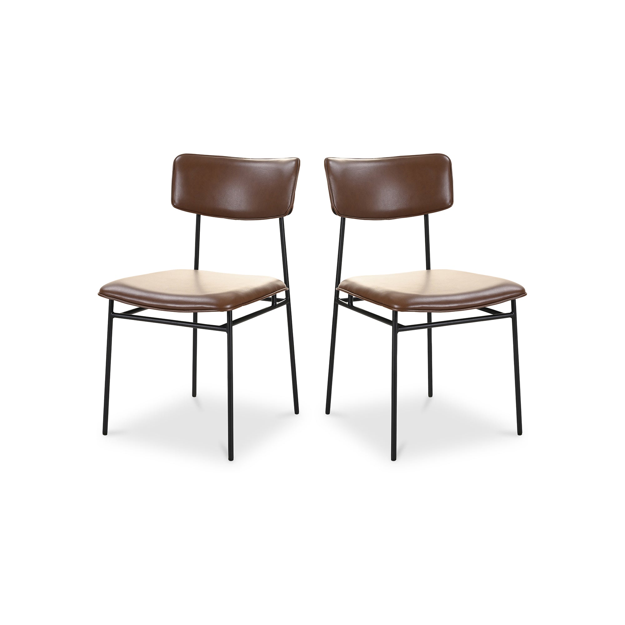 Sailor Dining Chair Dark Brown - Set Of Two