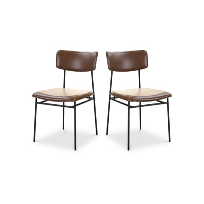 Sailor Dining Chair Dark Brown - Set Of Two