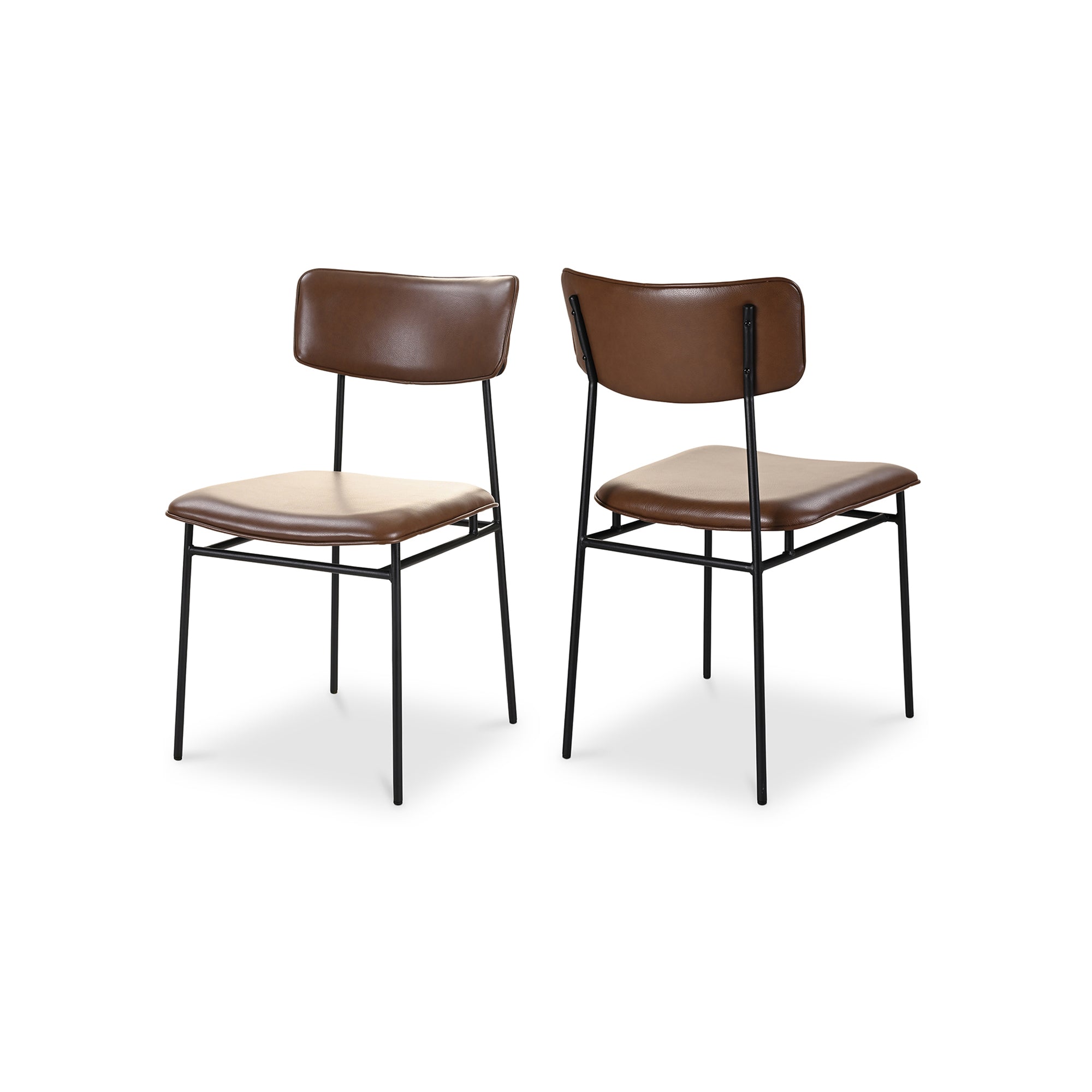 Sailor Dining Chair Dark Brown - Set Of Two