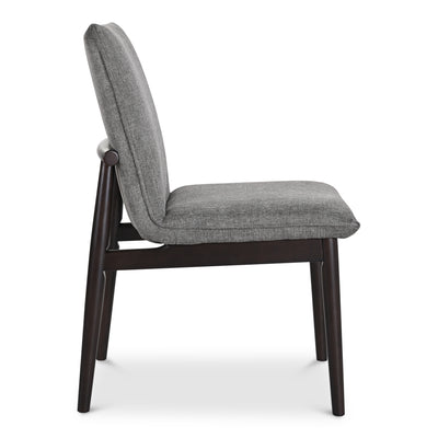 Charlie Dining Chair Dark Grey – Set Of Two by Moe's Home