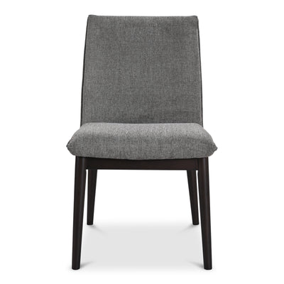 Charlie Dining Chair Dark Grey – Set Of Two by Moe's Home