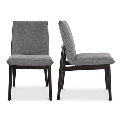 Charlie Dining Chair Dark Grey – Set Of Two | Grey