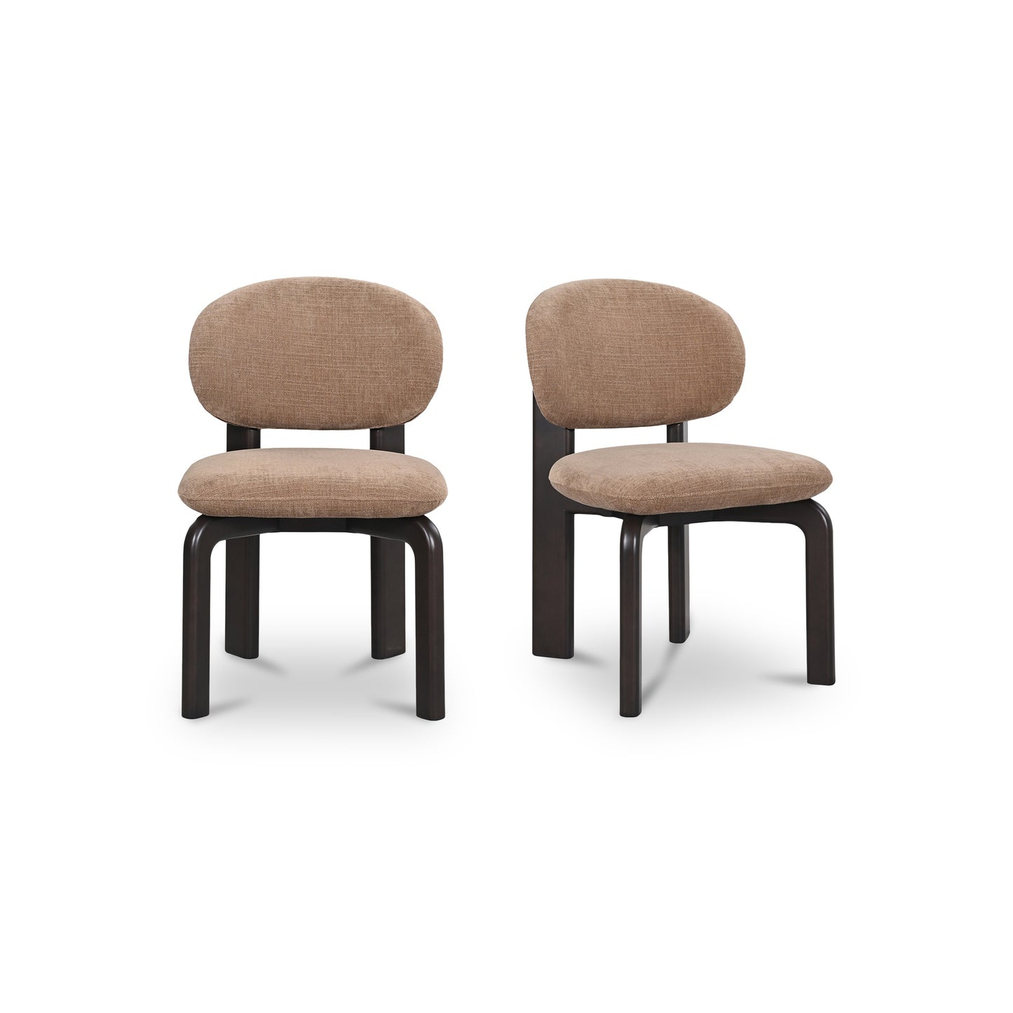 Sami Dining Chair Brown Set Of Two by Moe's Home