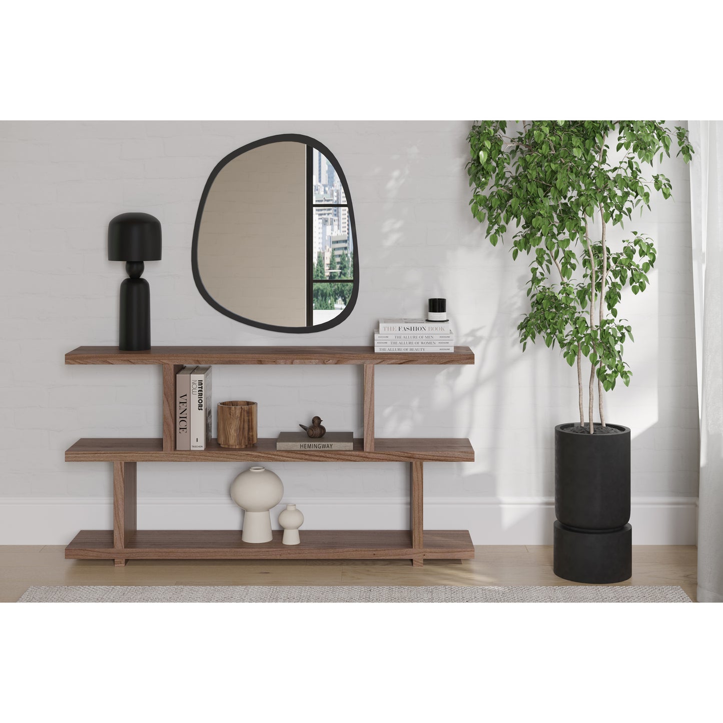 Miri Small Shelf Brown by Moe's Home