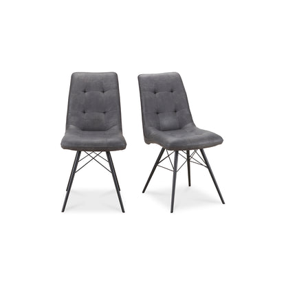 Morrison Side Chair Grey- Set Of Two | Grey