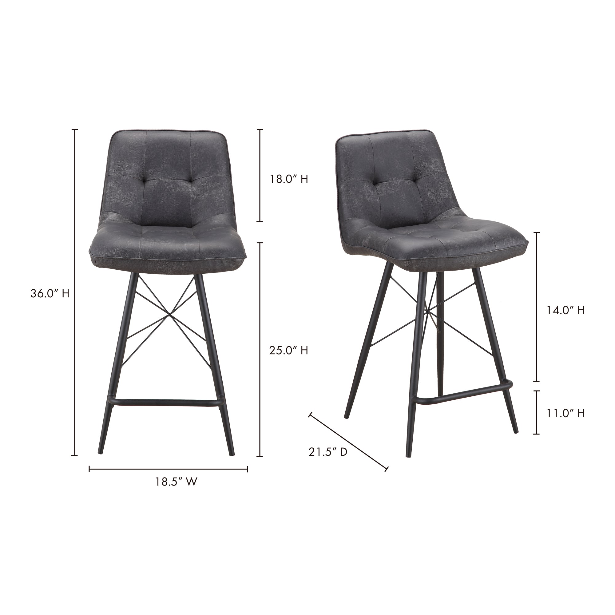 Morrison Counter Stool Grey