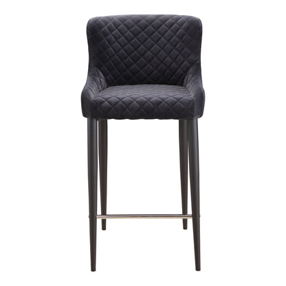 Etta Counter Stool Dark Grey | Grey