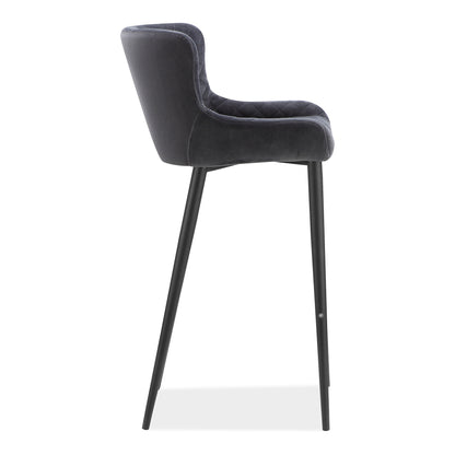 Etta Counter Stool Dark Grey