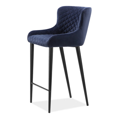 Etta Counter Stool Navy Blue