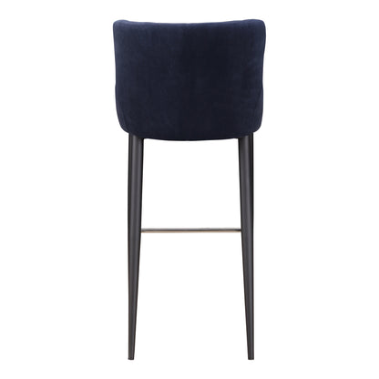 Etta Bar Stool Navy Blue