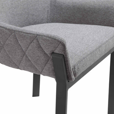 Lloyd Dining Chair Dark Grey - Set Of Two by Moe's Home