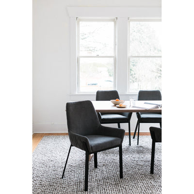 Lloyd Dining Chair Dark Grey - Set Of Two by Moe's Home