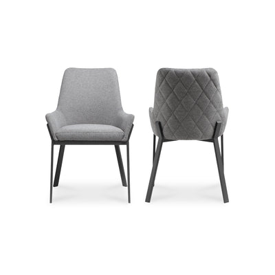 Lloyd Dining Chair Dark Grey - Set Of Two by Moe's Home