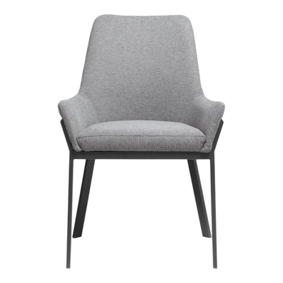 Lloyd Dining Chair Dark Grey - Set Of Two by Moe's Home