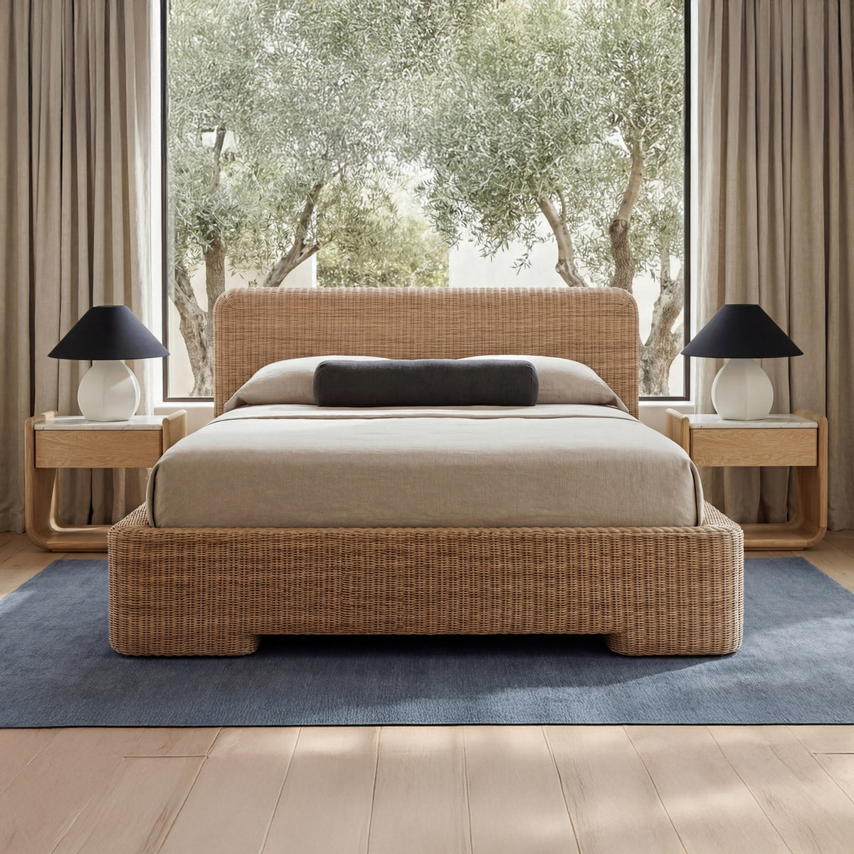 Claudia Bed Queen by Moe's Home