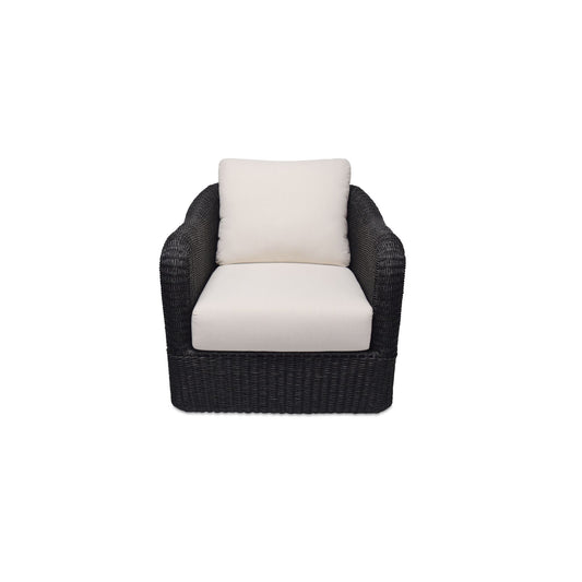 Bodhi Outdoor Swivel Accent Chair  Charcoal by Moe's Home