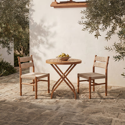 Raf Outdoor Dining Chair Natural - Set Of Two by Moe's Home